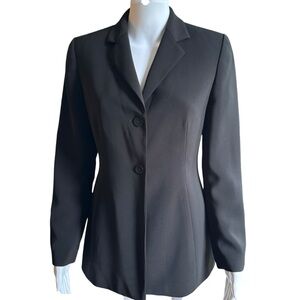 Caslon Black 2 Button Blazer Size 6P EUC